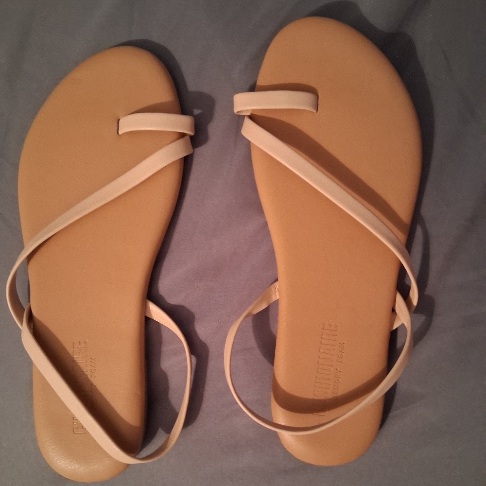 Elegant Tan Strappy Sandals